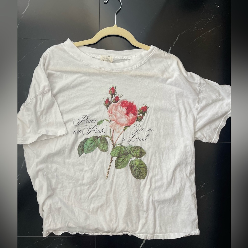 Roses Are Pink, Buy Me a Drink tee shirt